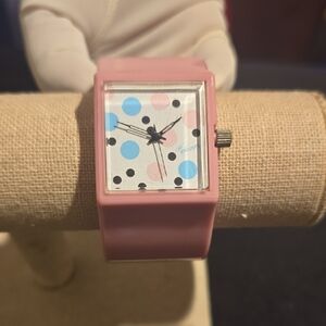 Vintage Pink Cuff Wearable Watch